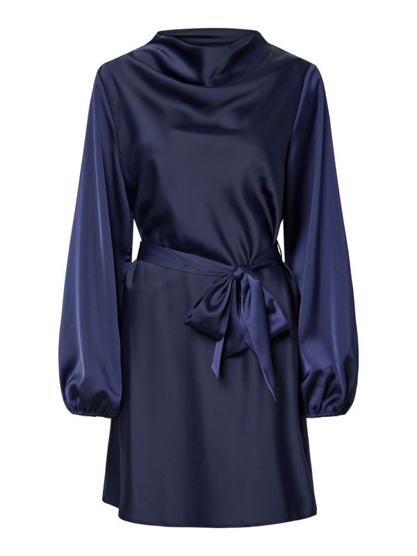 Thea LS Dress Evening Blue 