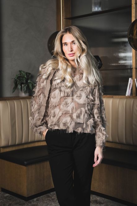 Hovedbilde Syra Structure Blouse Walnut 