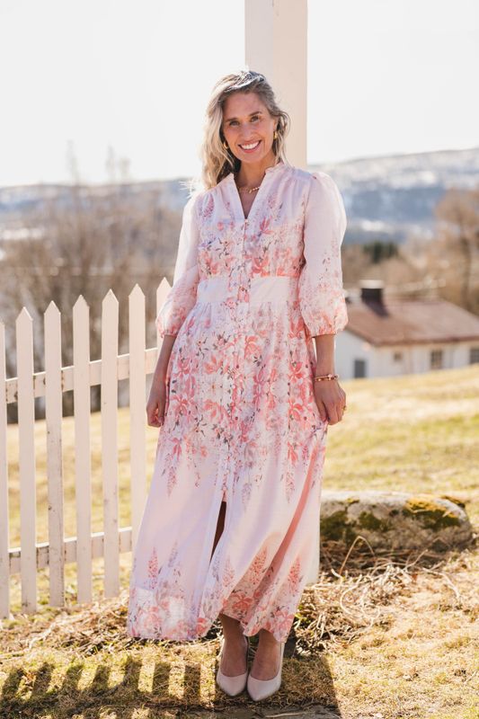 Stellar Blooming Dress Misty Rose 