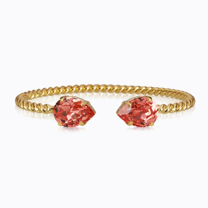 Hovedbilde Mini Drop Bracelet Gold Rose Peach 