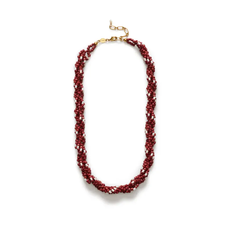 Rodeo Necklace Deep Burgundy 