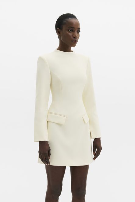 Hovedbilde Leanna High Neck Mini Dress Pearl 