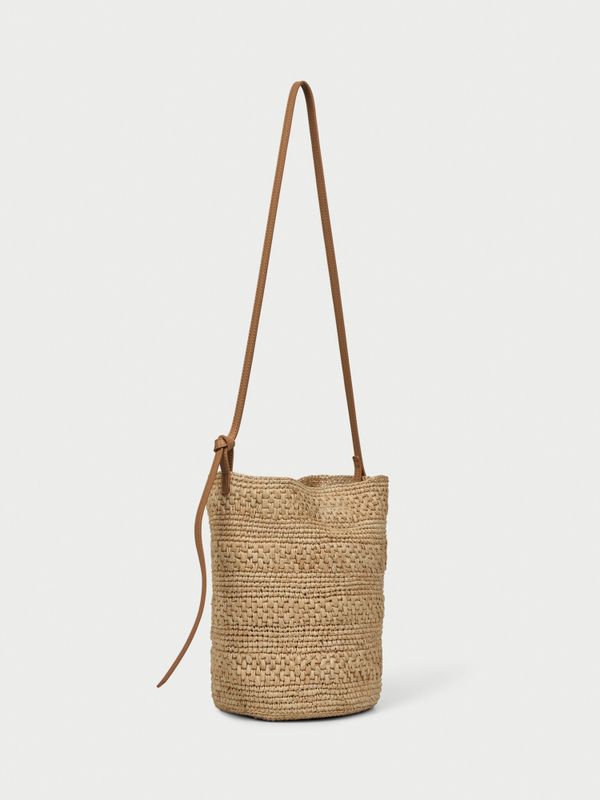 Mirabellee Straw Bucket Bag Undyed 