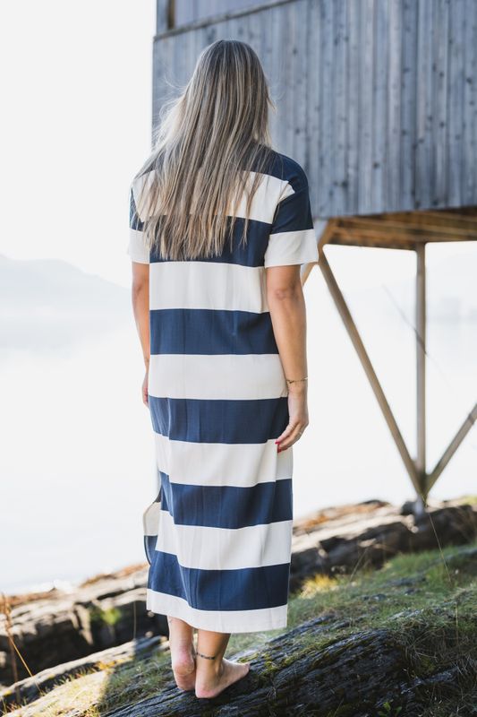 Alise Dress After Midnight Stripe 
