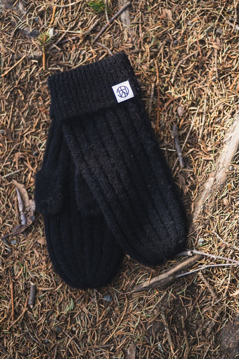 Hope Icon Mittens Black 