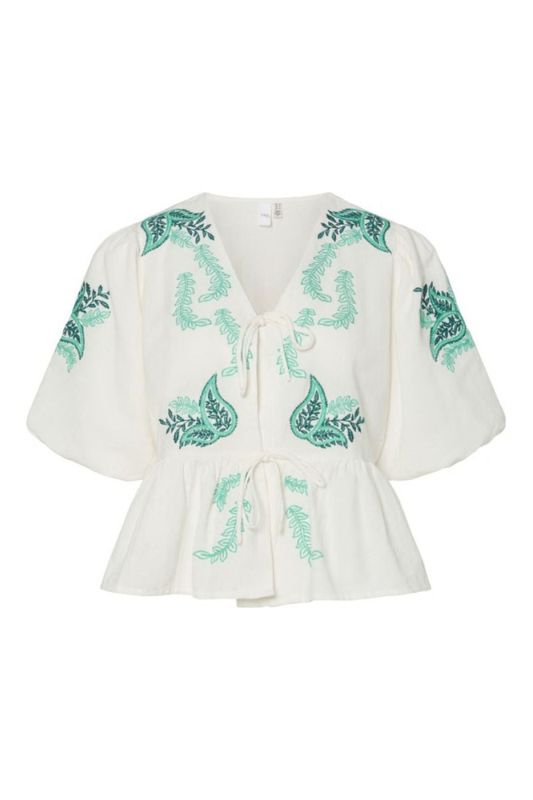 Pine 2/4 Tie Top Star White Pine Embrodery  