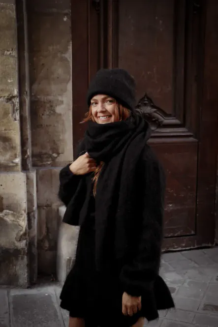 Hovedbilde Boxy Scarf Black 