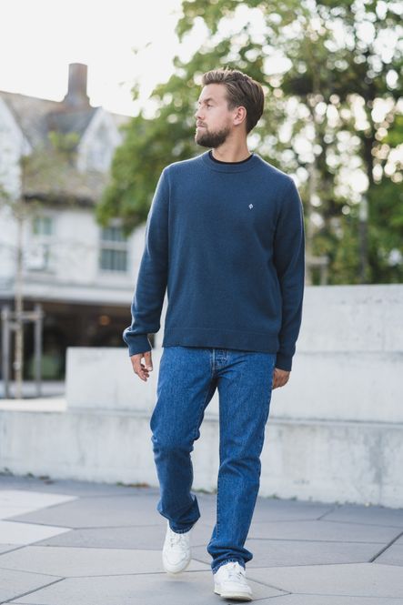 Hovedbilde Sapatrik Sweater 132 Midnight Navy 