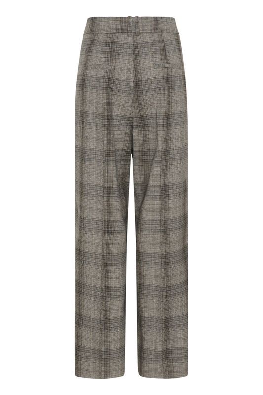 Checkie Barrel Pant Brown Fall Check 