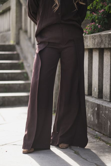Hovedbilde Diane Trouser Dark Brown 