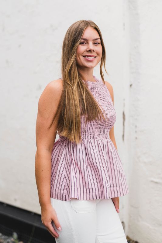 Belladonna Top Stripe Lolly Stripe 