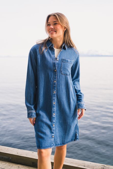 Hovedbilde Shirt Dress Coastal Sky 