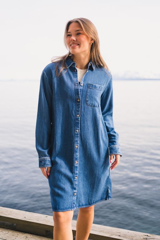Shirt Dress Coastal Sky 