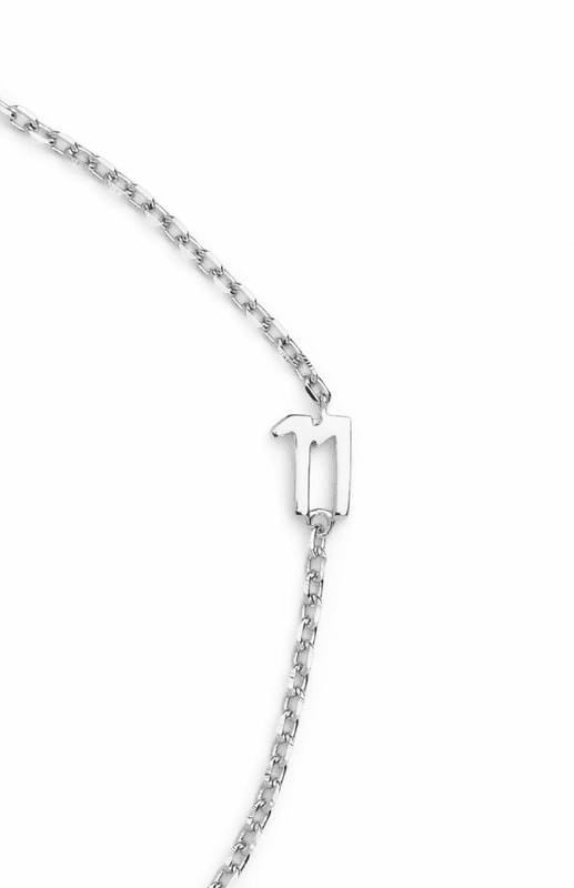 Big Number Bracelet Silver - 4