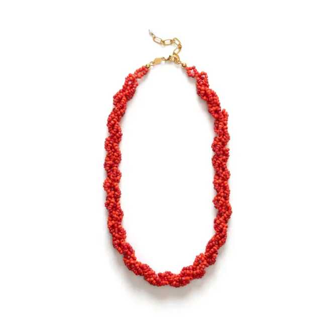 Hovedbilde Scarlet Wave Necklace Bright Red 