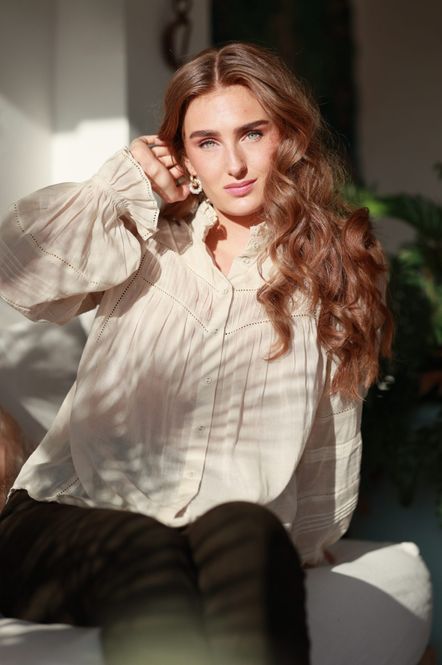Hovedbilde Moonlace Blouse Vanilla Mist