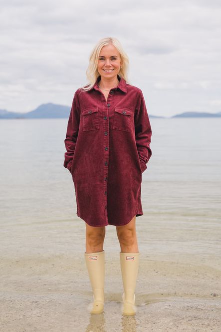 Hovedbilde Ella Short Shirt Dress Choco Truffle 