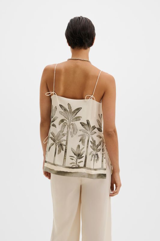 Lizly Beaded Strappy Top Palm 
