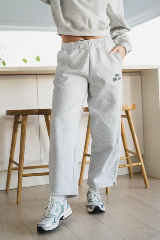 Trackside Fleece Barrel Pant Ash Heather 