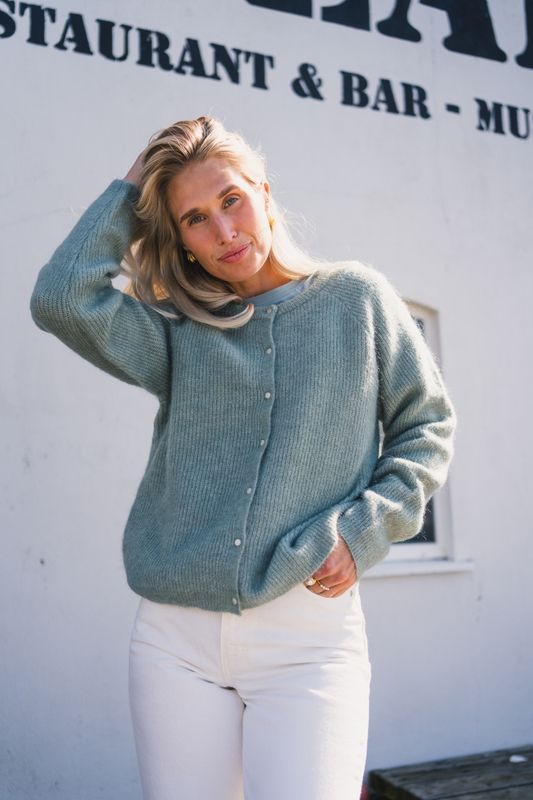 Amalie Cardigan Chinois Green 