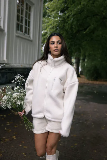Hovedbilde W. Cloudfleece Jacket Creme 