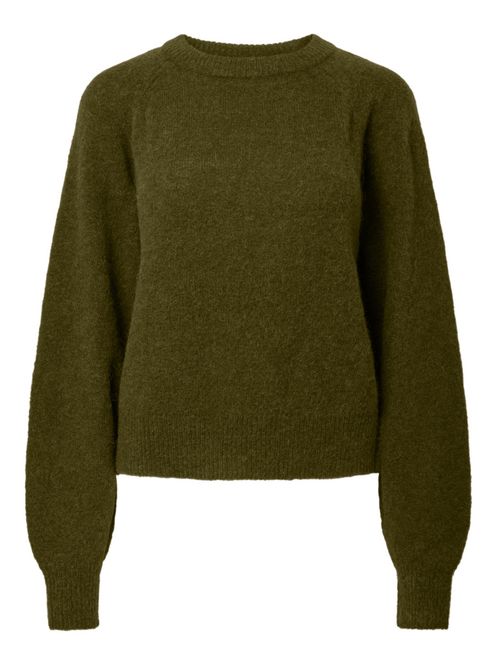Hovedbilde Johi LS Wool Blend Pullover Fir Green 