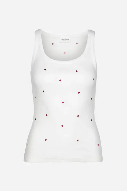 Pam Rib Singlet Berry 