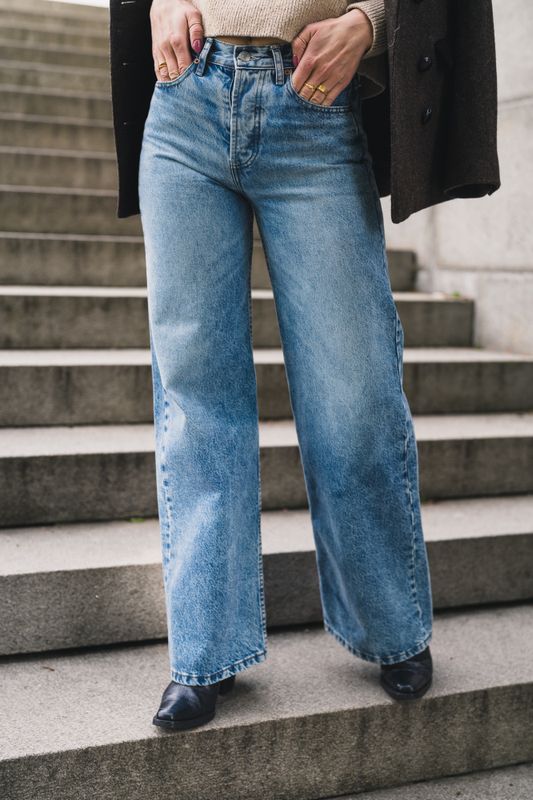 Lindsay Palazzo Jackson Wash Out Stone Bleach
