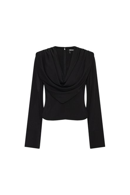 Hovedbilde Draped Blouse Black 