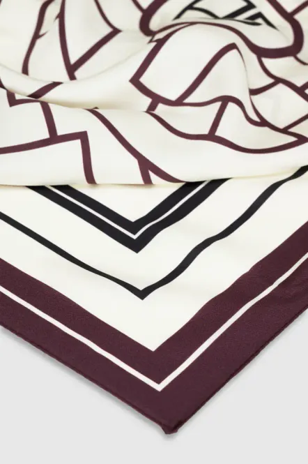 Hovedbilde York Scarf AB Fig Burgundy 