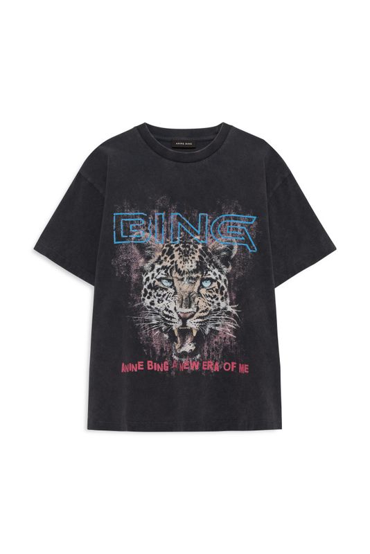 Cade Tee Leo Muse Washed Black 