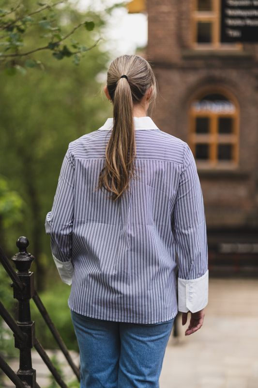Dranila Stripe Shirt Brown 