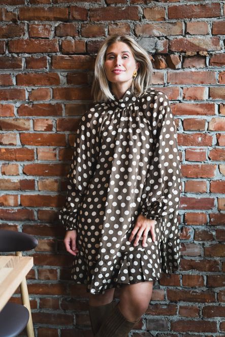 Hovedbilde Striped Organza Shift Dress Dots 