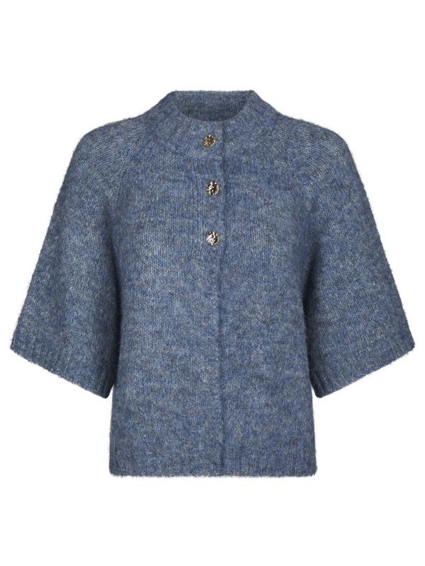 Benuta Fluffy Knit Cardigan Smoke Blue 