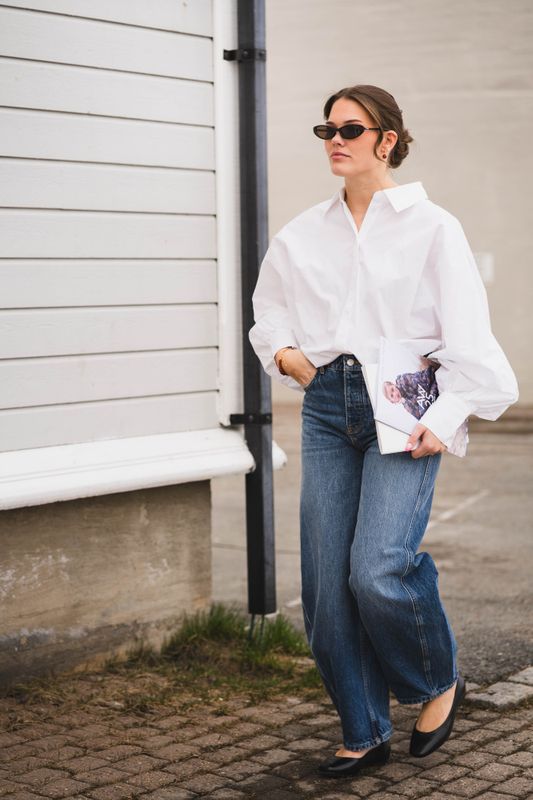 Muse Poplin Shirt Optical White 