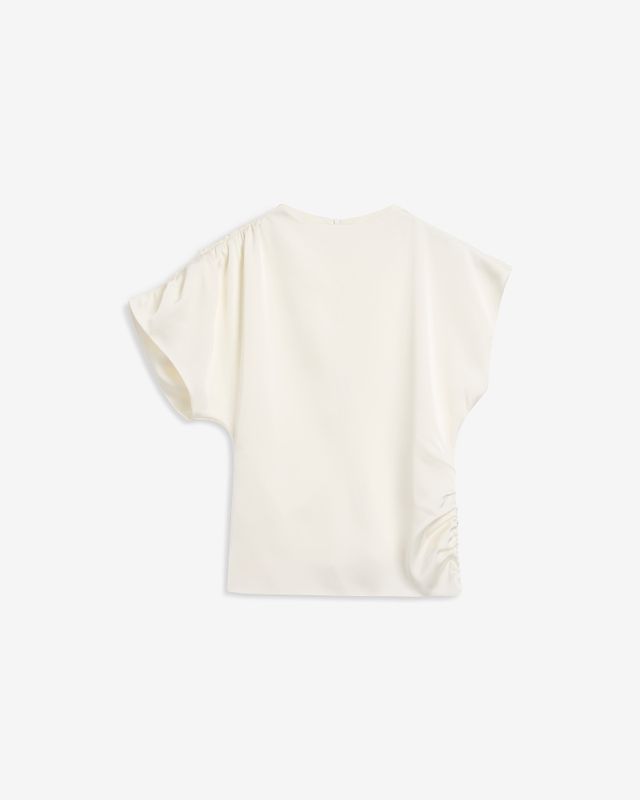 Demi Top Pearl White 
