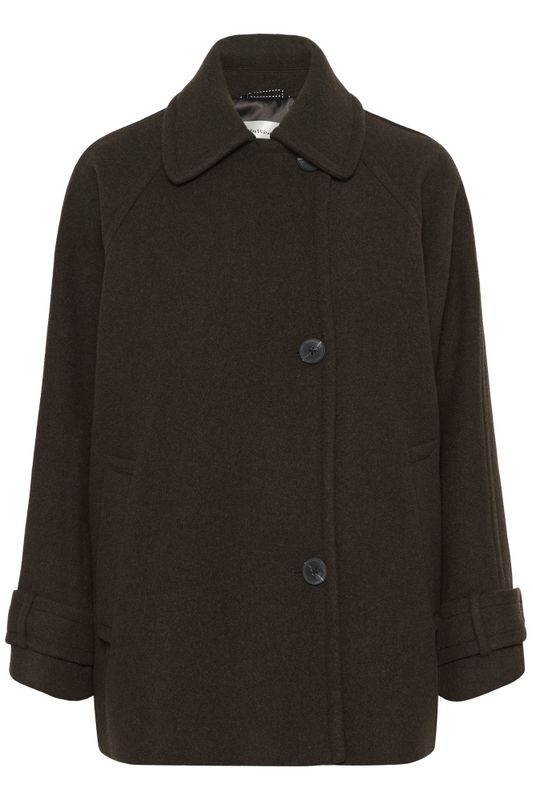 Thora Minona Coat R Chocolate Brown 