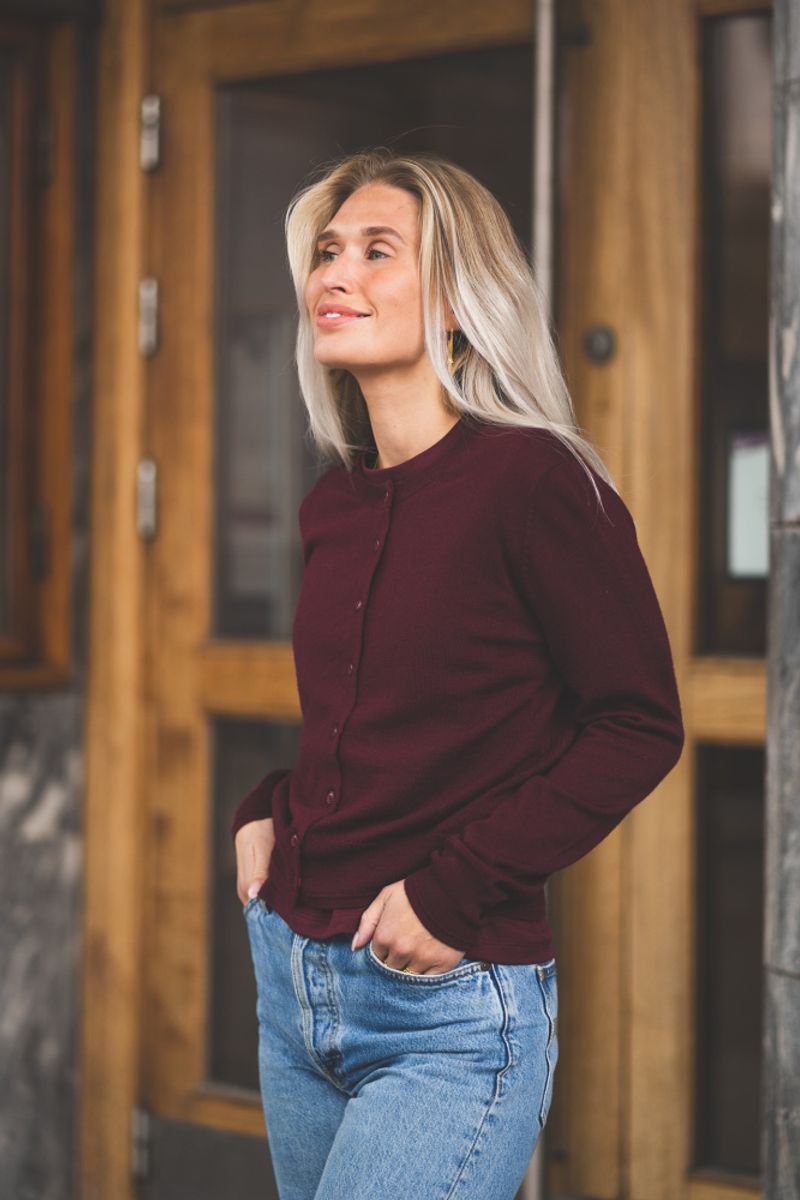 Noelani Cardigan Tawny Port 