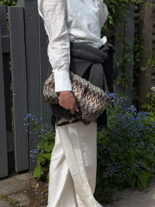 Pala Maxi Clutch Bag Sand/Brown
