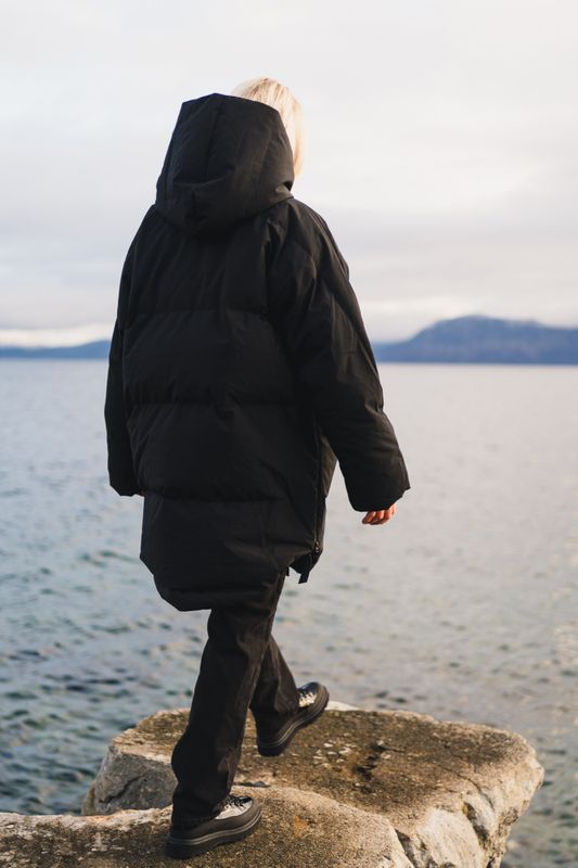 Spitsbergen Down Coat Black 