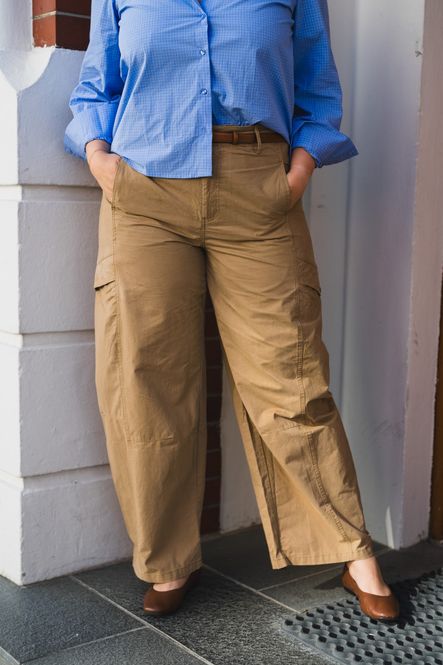 Hovedbilde Evelyn Barrel Pant Sand 