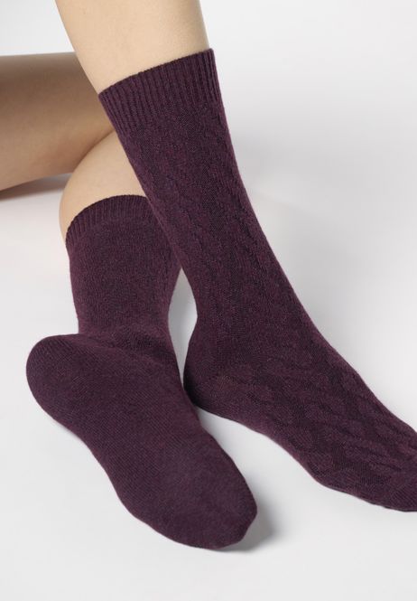 Hovedbilde Gwen Socks Plum
