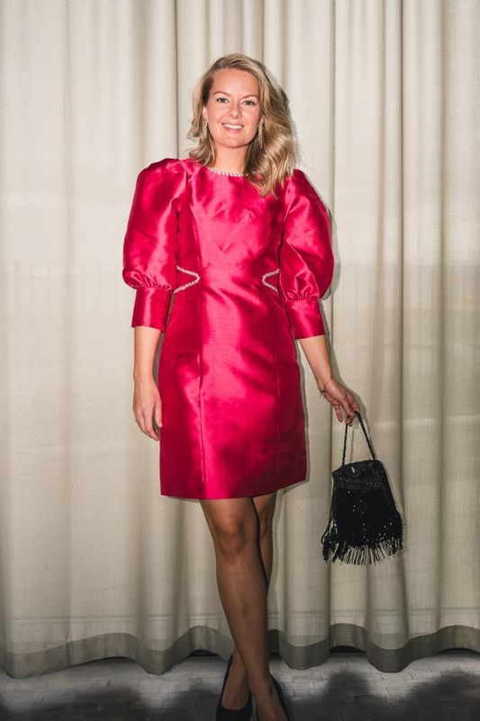 Jaqueline Dress Magenta