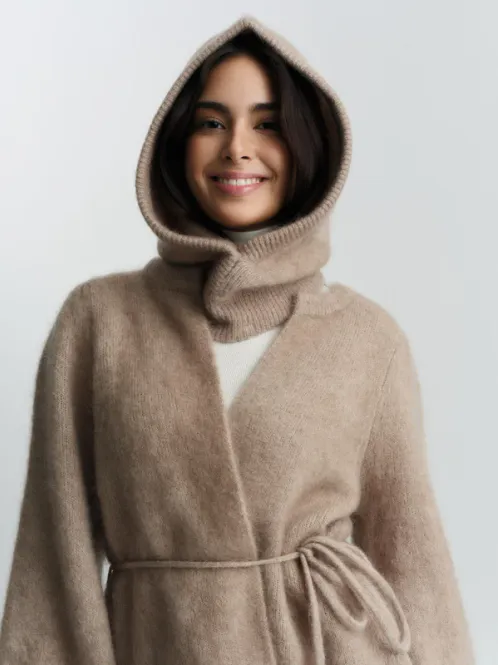 Hovedbilde Kajsa Chunky Balaclava Hazel Beige 