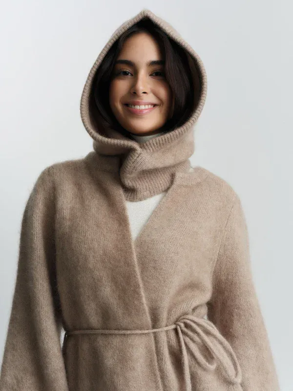 Kajsa Chunky Balaclava Hazel Beige 