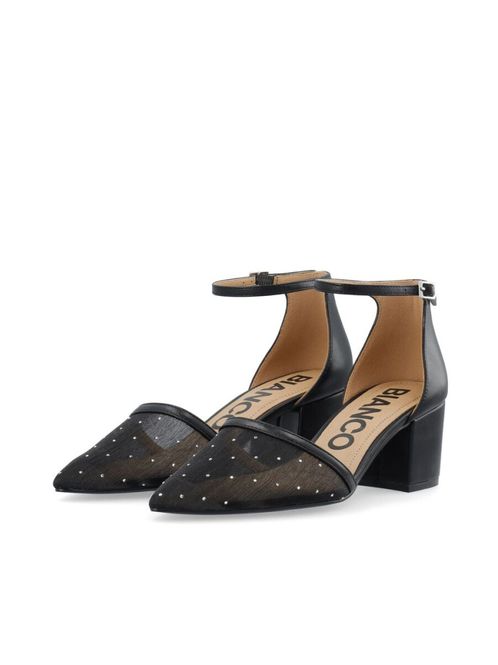 Hovedbilde Devived Pump Mesh Black Rhinestone 