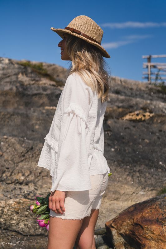 Eden Blouse Linen White 
