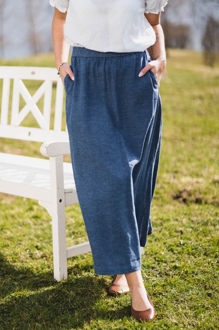 Hovedbilde Pennie Ginia HW Skirt V Indigo Melange 