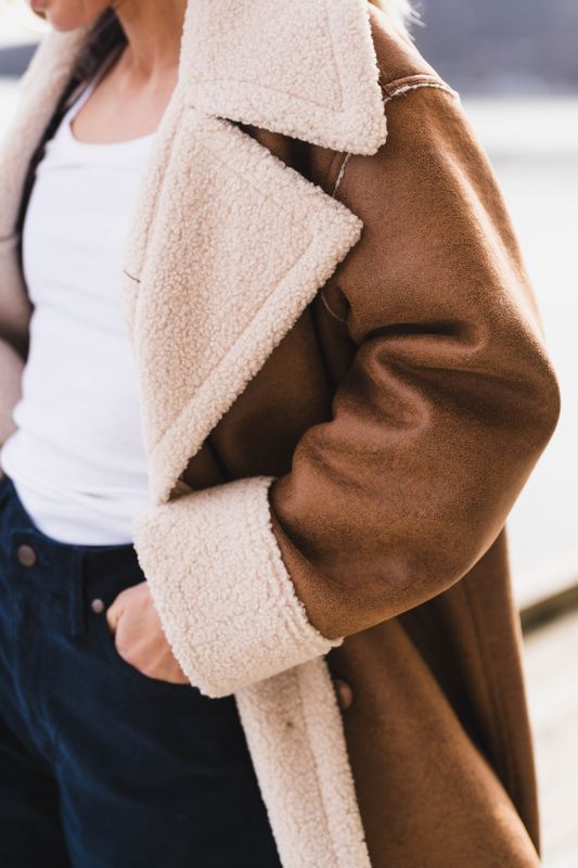 Wrange Coat Medium Brown 