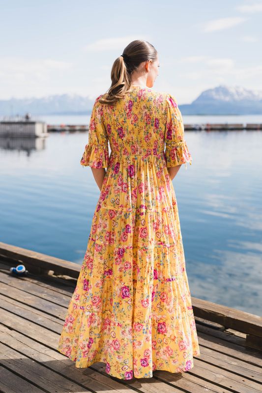 Twisted Maxi Dress Daylight Blossom 